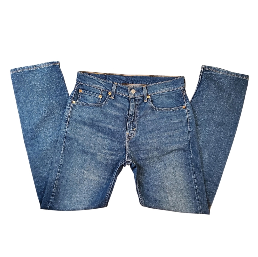 Levi's 505 Mens Blue Straight Denim Jeans Size 32x32